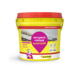 Embalagem produto recupera rodapé quartzolit impermeabilizante.