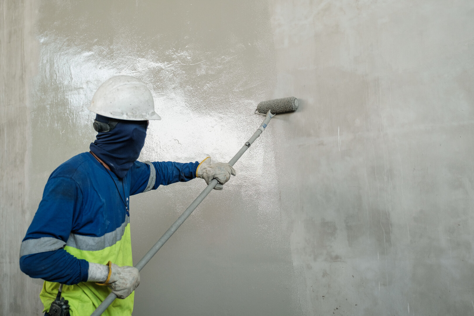 Aplicação Pintura de poliuretano alifático