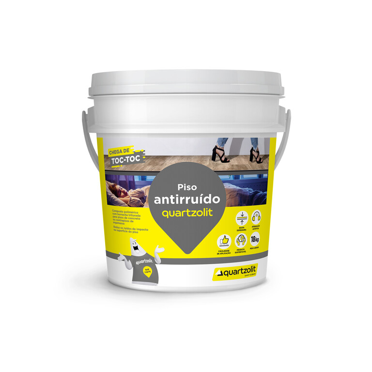 Balde 18kg antiruído quartzolit